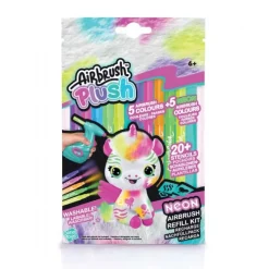 Airbrugsh Plush Refill Neon Sæt