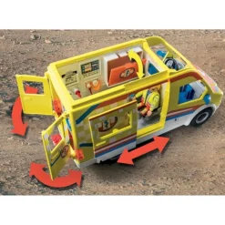 Ambulance med lys og lyd