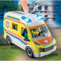 Ambulance med lys og lyd