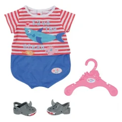 Baby Born Bad Pyjamas m/Sko Blå 43cm