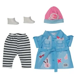 Baby Born Deluxe Denim Kjole 43 cm