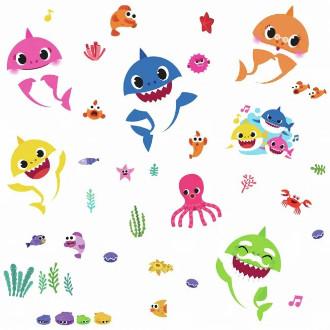 Baby Shark Wallstickers