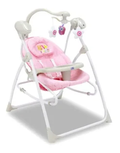 Baby Skråstol Swing 3 i 1, Pink