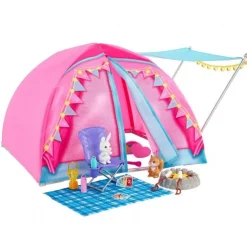 Barbie Camping med Dukker