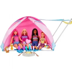 Barbie Camping med Dukker
