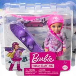 Barbie Chelsea Snowboard Dukke