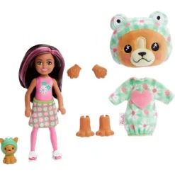 Barbie Cutie Chelsea Puppy Frog Dukke