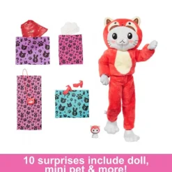 Barbie Cutie Red Panda Dukke