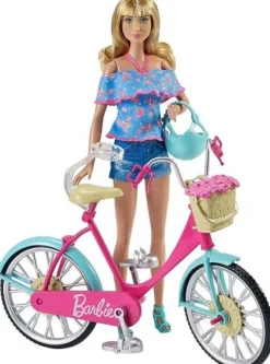 Barbie Cykel med Tilbehør