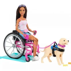 Barbie Dukke med Service Hund
