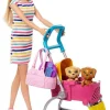 Barbie Dukkevogn med Hvalpe
