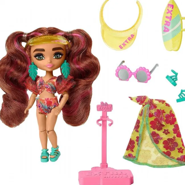 Barbie Ekstra Mini Beach Dukke