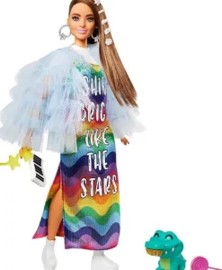 Barbie Ekstra Rainbow Dress Dukke
