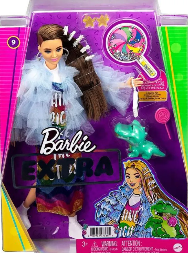 Barbie Ekstra Rainbow Dress Dukke