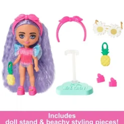 Barbie Extra Mini Minis Beach Fashion Du