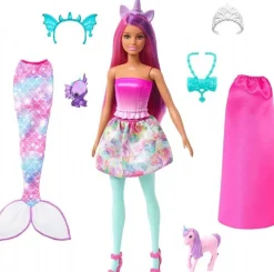 Barbie Fairytale Dress-up Havfrue Dukke