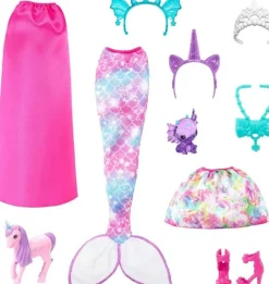Barbie Fairytale Dress-up Havfrue Dukke