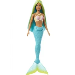Barbie Havfrue Dukke Blå/Grøn