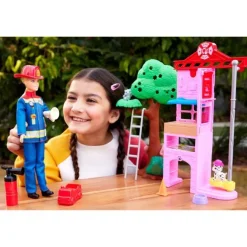 Barbie Karriere Brandbekæmper Playset