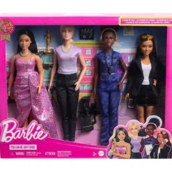 Barbie Karriere Dukker 4-pack