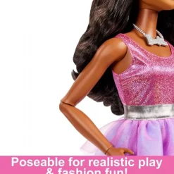 Barbie Kæmpe Dukke Mørkt Hår 71cm