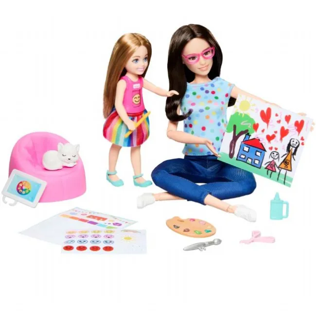 Barbie Kunstterapi Dukke Playset