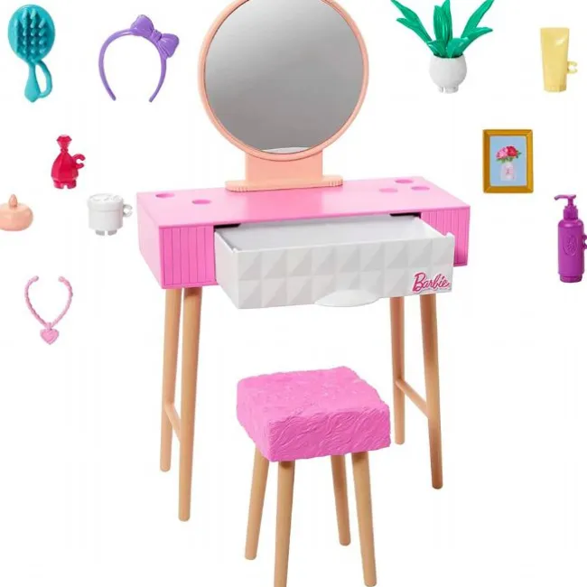Barbie Møbler og Tilbehør Vanity Theme
