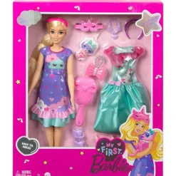 Barbie My First Deluxe Dukke Blonde