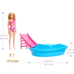 Barbie Pool med Dukke