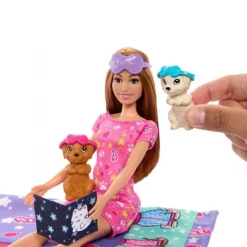 Barbie Puppy Pyjamas Party Playset