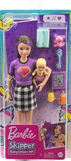 Barbie Skipper Babysitter m. tilbehør
