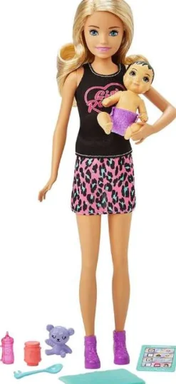 Barbie Skipper Babysitter m. tilbehør