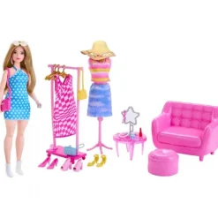 Barbie Stylist med Skab
