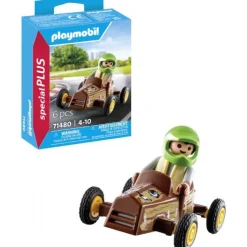 Barn med gokart