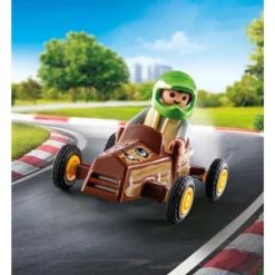Barn med gokart
