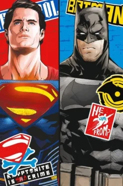 Batman VS Superman fleece tæppe