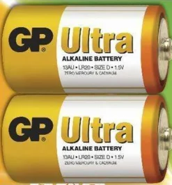 Batterier D - 2 stk. (LR20)
