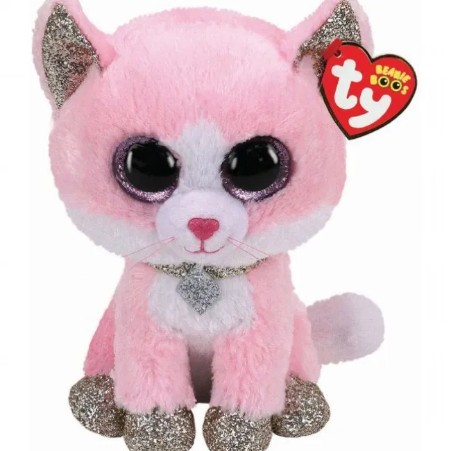 Beanie Boos Fiona Pink Cat 24 cm