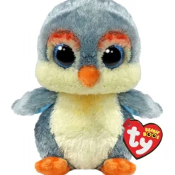 Beanie Boos Fisher Penguin Grey 15 cm