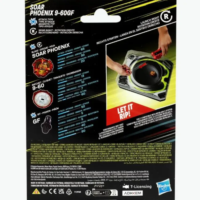 Beyblade X Soar Phoenix 9-60GF Dlx launc