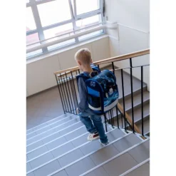Bil Skoletaske med 4 Dele