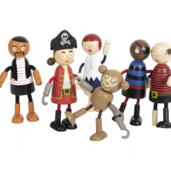 Bøjelige piratdukker