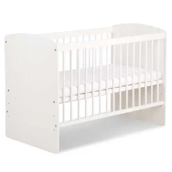 Blød Hvid Tremmeseng 120x60
