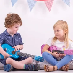 Blå guitar