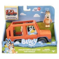 Bluey Familiens Feriebil m. Figur
