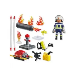 Brandmand med Vandpumpe