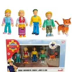 Brandmand Sam familien Jones figur pakke