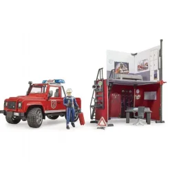 Brandstation med Land Rover