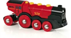 Brio Batteridrevet rødt lokomotiv