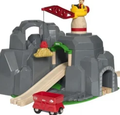 Brio Kran og bjergtunnel